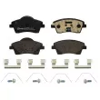 Jeu de 4 plaquettes de frein avant BREMBO P 86 033 - Visuel 1