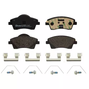 Jeu de 4 plaquettes de frein avant BREMBO
