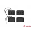 Jeu de 4 plaquettes de frein avant BREMBO P A6 003 - Visuel 1