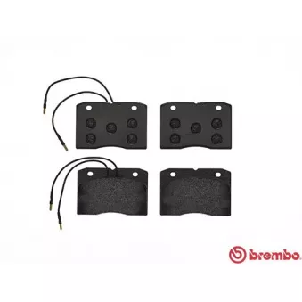 Jeu de 4 plaquettes de frein avant BREMBO P A6 003