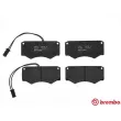 Jeu de 4 plaquettes de frein avant BREMBO P A6 005 - Visuel 1