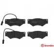 Jeu de 4 plaquettes de frein avant BREMBO P A6 007 - Visuel 1