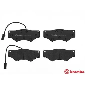 Jeu de 4 plaquettes de frein avant BREMBO P A6 007