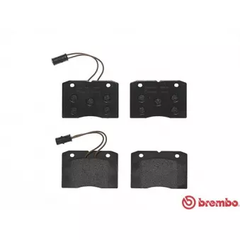 Jeu de 4 plaquettes de frein avant BREMBO P A6 009