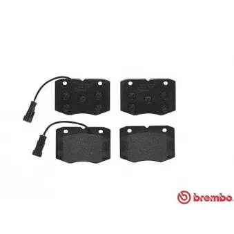Jeu de 4 plaquettes de frein avant BREMBO P A6 019