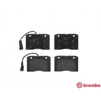 Jeu de 4 plaquettes de frein avant BREMBO P A6 020