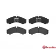 Jeu de 4 plaquettes de frein avant BREMBO P A6 021 - Visuel 1