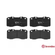 Jeu de 4 plaquettes de frein avant BREMBO P A6 025 - Visuel 1