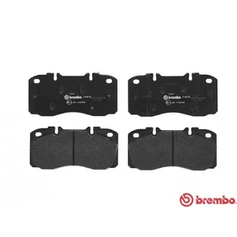 Jeu de 4 plaquettes de frein avant BREMBO