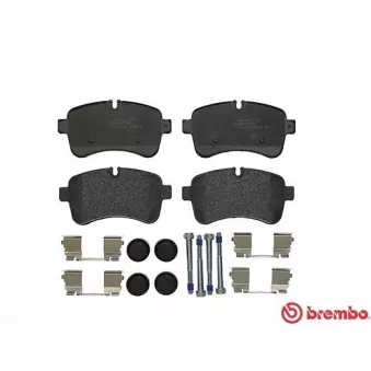 Jeu de 4 plaquettes de frein arrière BREMBO P A6 027