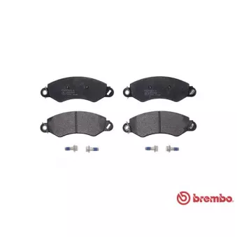 Jeu de 4 plaquettes de frein avant BREMBO P B1 002