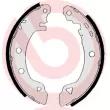 Jeu de mâchoires de frein BREMBO S 23 507 - Visuel 2