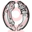 Jeu de mâchoires de frein BREMBO S 23 513 - Visuel 2