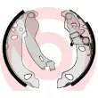 Jeu de mâchoires de frein BREMBO S 23 522 - Visuel 2