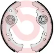 Jeu de mâchoires de frein BREMBO S 23 542 - Visuel 2