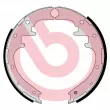 Jeu de mâchoires de frein BREMBO S 24 554 - Visuel 2
