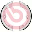 Jeu de mâchoires de frein, frein de stationnement BREMBO S 28 518 - Visuel 2
