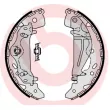 Jeu de mâchoires de frein BREMBO S 30 521 - Visuel 2