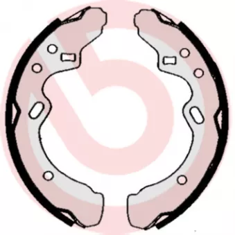 Jeu de mâchoires de frein BREMBO S 49 511