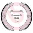 Jeu de mâchoires de frein, frein de stationnement BREMBO S 50 507 - Visuel 2