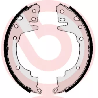Jeu de mâchoires de frein BREMBO S 54 504