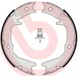Jeu de mâchoires de frein, frein de stationnement BREMBO S 54 519 - Visuel 2