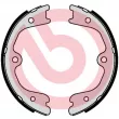 Jeu de mâchoires de frein, frein de stationnement BREMBO S 56 552 - Visuel 2