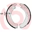 Jeu de mâchoires de frein BREMBO S 61 506 - Visuel 2