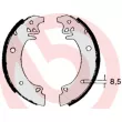 Jeu de mâchoires de frein BREMBO S 61 507 - Visuel 2