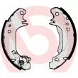 Jeu de mâchoires de frein BREMBO S 61 515 - Visuel 2