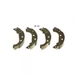 Jeu de mâchoires de frein BREMBO S 61 517 - Visuel 1