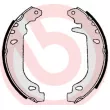 Jeu de mâchoires de frein BREMBO S 61 519 - Visuel 2