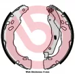 Jeu de mâchoires de frein BREMBO S 61 544 - Visuel 2
