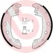 Jeu de mâchoires de frein BREMBO S 68 507 - Visuel 2