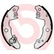 Jeu de mâchoires de frein BREMBO S 68 510 - Visuel 2