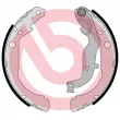 Jeu de mâchoires de frein BREMBO S 68 549 - Visuel 2