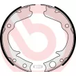 Jeu de mâchoires de frein, frein de stationnement BREMBO S 78 508 - Visuel 2