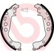 Jeu de mâchoires de frein BREMBO S 83 508 - Visuel 2