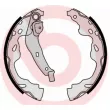 Jeu de mâchoires de frein BREMBO S 83 509 - Visuel 2