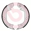 Jeu de mâchoires de frein, frein de stationnement BREMBO S 83 565 - Visuel 2