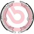 Jeu de mâchoires de frein, frein de stationnement BREMBO S 83 572 - Visuel 2
