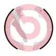 Jeu de mâchoires de frein BREMBO S 85 542 - Visuel 2