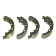 Jeu de mâchoires de frein BREMBO S A6 502 - Visuel 1