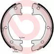 Jeu de mâchoires de frein, frein de stationnement BREMBO S A6 508 - Visuel 2