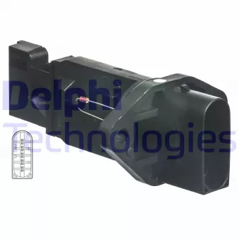 Débitmètre de masse d'air DELPHI AF10156-12B1
