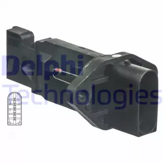 Débitmètre de masse d'air DELPHI AF10158-12B1