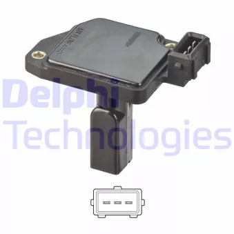 Débitmètre de masse d'air DELPHI AF10491-12B1