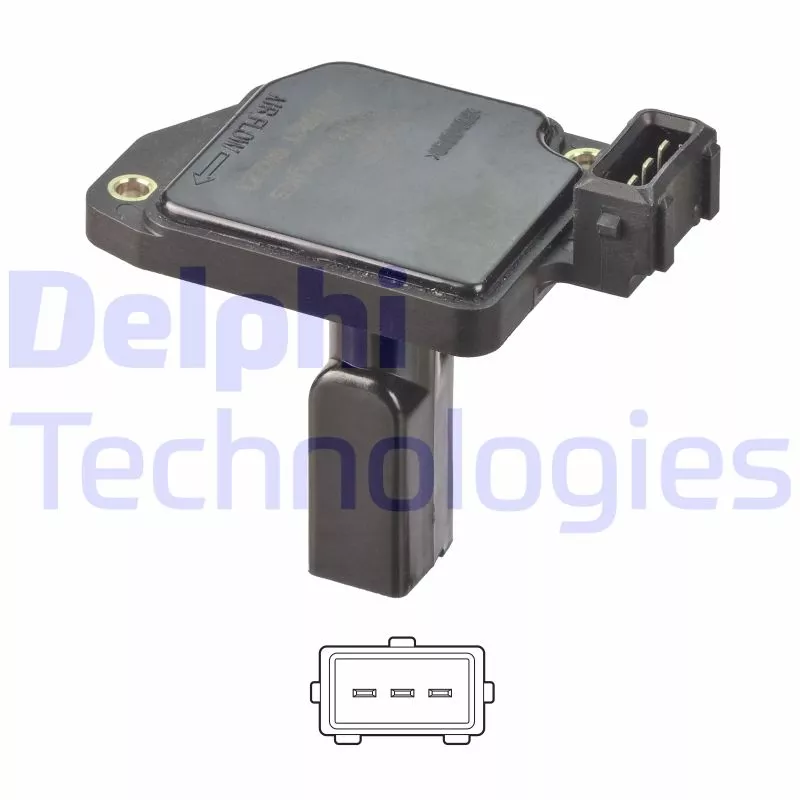 Débitmètre de masse d'air DELPHI AF10491-12B1