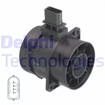 Débitmètre de masse d'air DELPHI AF10511-12B1