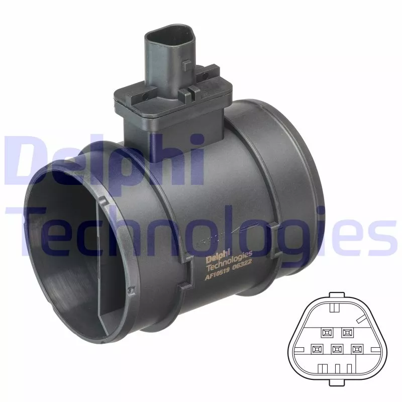 Débitmètre de masse d'air DELPHI AF10519-12B1